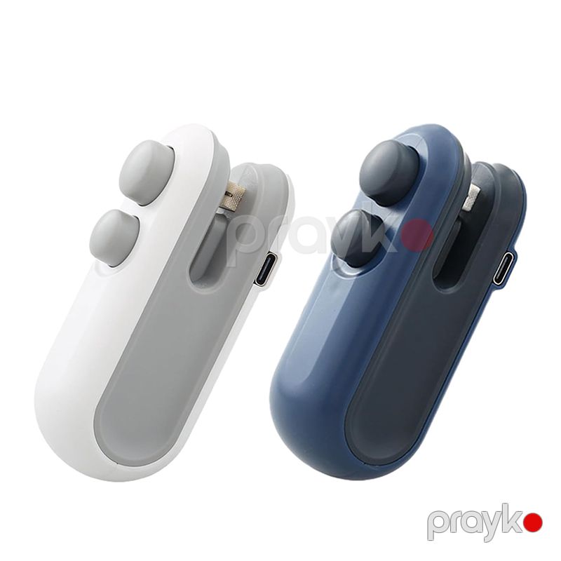 Portativ Qıda Ambalajı Plastik Torba Paketləyici Təkrar Şarj Edilə Bilən Mini Paket Klip Mühürləyici Qida Paketləmə Cihazı — Qablar və mətbəx əşyaları, Bakı (2)