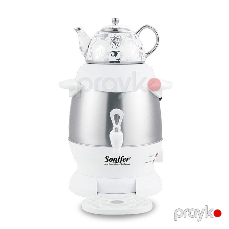 Sonifer SF-2039 Böyük Tutumlu Elektrikli Isti Su Qızdırıcı Paslanmayan Polad Samovar Dəsti — Samovarlar, Bakı (2)