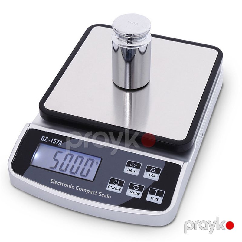 Elektron Tərəzi Suya Davamlı USB Təkrar Doldurula Bilən Dəqiq Mətbəx Tərəzisi Çoxfunksiyalı 15KG-1g — Tərəzi, Bakı (2)