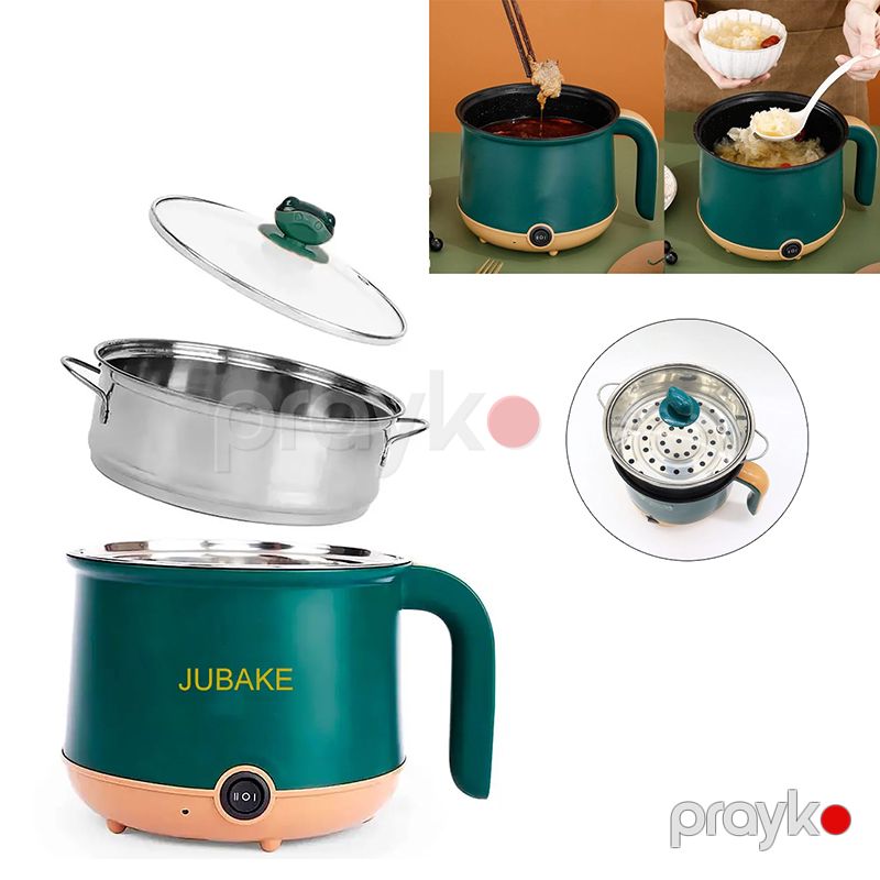 Jubake Çoxfunksiyalı Elektrikli Qazan JU-5511 Yapışmayan Elektrik Qazanı 1.8L Elektrikli Qida Bişirmə Qazanı 600W — Qablar və mətbəx əşyaları, Bakı (6)
