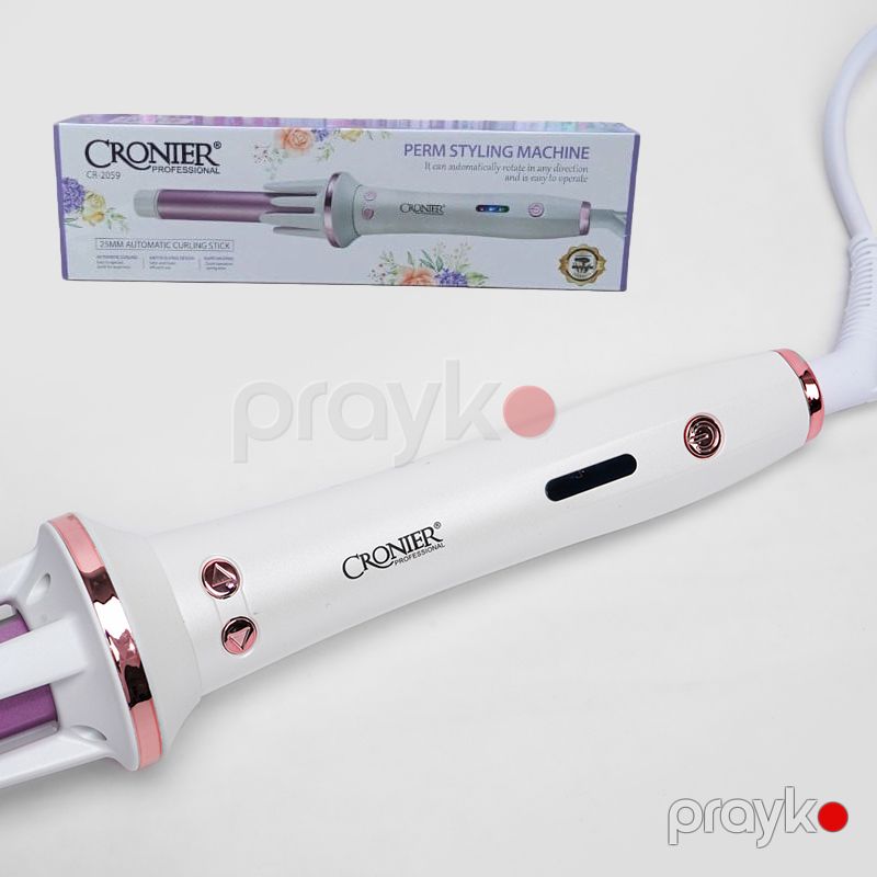 Professional avtomatik fırlanan buruq ütü Saç Cronier CR-2059 Saç Şəkilləndirici Fen Buruq Fen Maşa — Fən, Bakı (4)