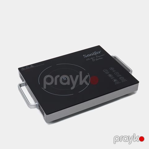 Sonifer SF-3039 Keramika Səthli Elektrik Sobası Qızdırıcı Elektrikli Bişirmə Pilitəsi 2000W — Bakı
