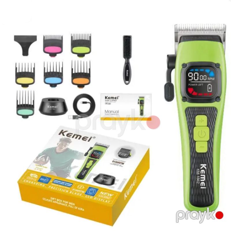 Kemei KM-1862 - Trimmer Professional Saç Kəsicisi 9000RPM Motorlu Saç Kəsici Maşın — Usturalar, trimmerler və epilyatorlar, Bakı (2)