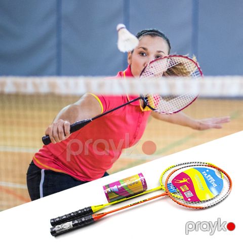 Professional Defeat Badminton Oyun Dəsti 2 ədəd Badminton Raketkası 3 ədəd Top və Çanta — Bakı
