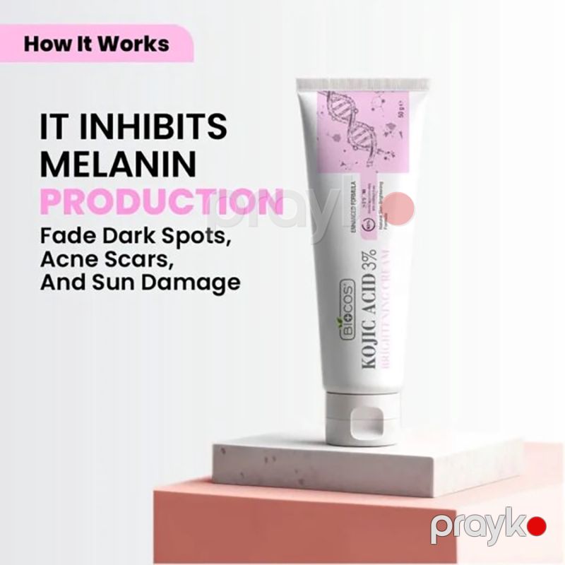 Biocos Kojic Acid 3% Brightening Cream – Dəri Tonunu Bərabərləşdirən Ağardıcı Krem (40 ml) — Gözəllik və səhiyyə, Bakı (4)