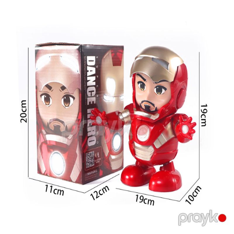 Dance Hero Dəmir Adam Musiqili Rəqs Edən Robot Uşaqlar üçün Oyuncaq Robot — Oyuncaqlar, Bakı (6)