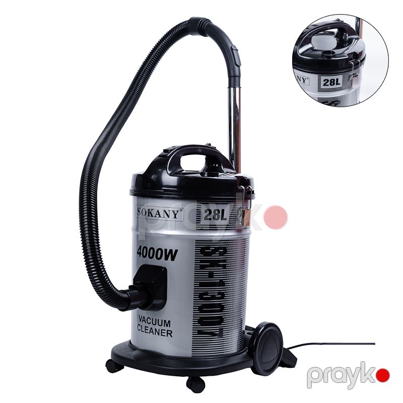 Sokany Vacuum Cleaner 4000W SK-13007 Polad Yüksək Güclü Ev Üçün 28 litr Peşəkar Tozsoran Döşəmə Tozsoran — Tozsoran, Bakı (2)