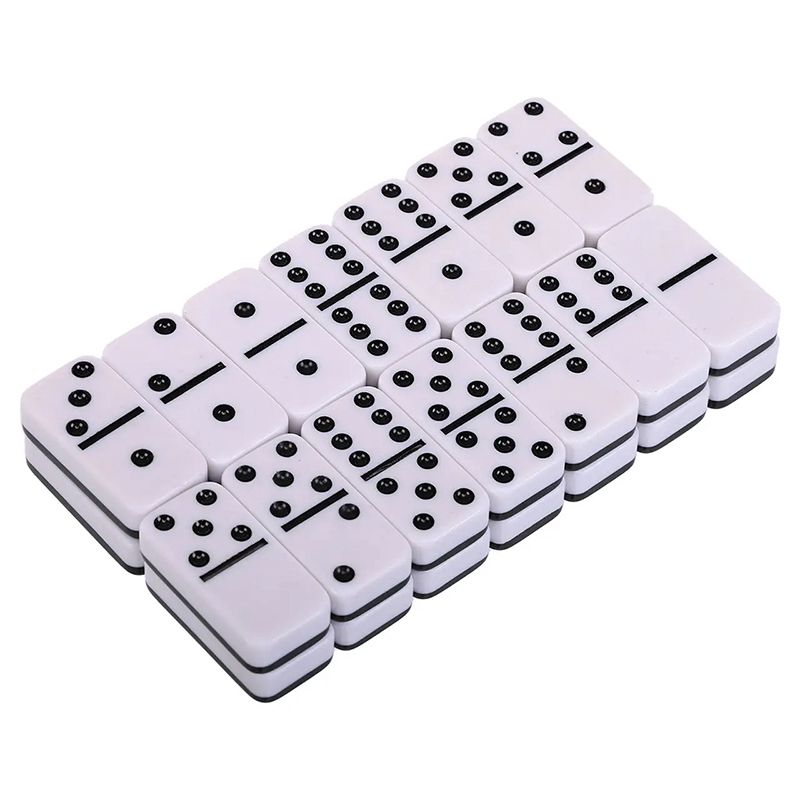 Dəmir Hədiyyə Qutusunda Domino Stolüstü Oyunu A-Sport 4010A 28 Parça Double Six 6 Ağ — Stolüstü və kart oyunları, Bakı (3)