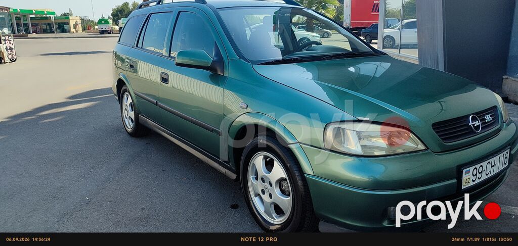 Opel Astra karvan (universal) – yaşıl rəng - Kuzov: universal, dam 99-CH-116 — Avtomobillər, Digah (9)