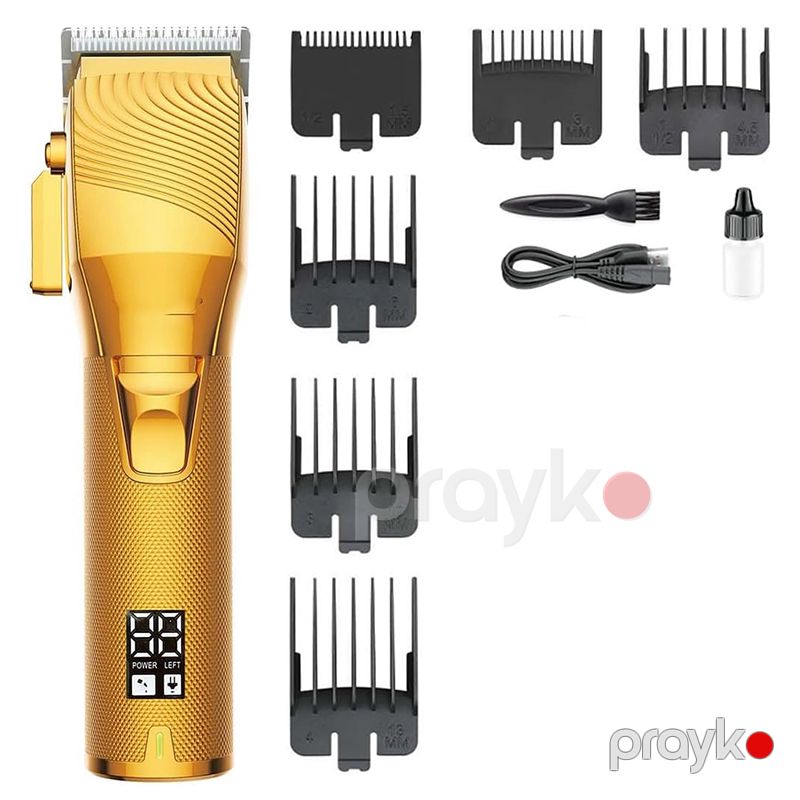 Shinon Professional Gold Trimmer 240dq İşləmə Müddətinə Sahib LCD Ekran Simsiz Saç Saqqal Kəsmə Maşını — Usturalar, trimmerler və epilyatorlar, Bakı (6)