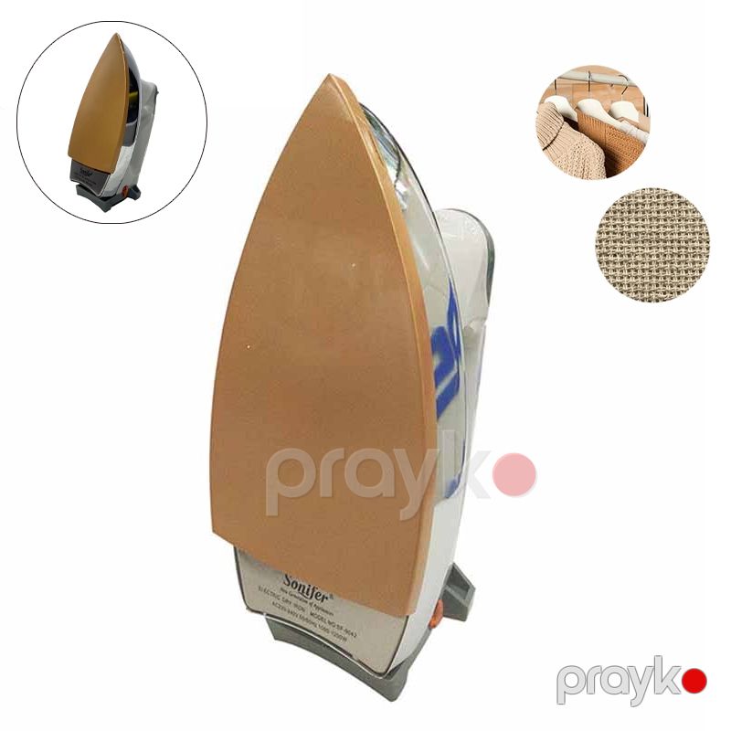 Sonifer SF-9042 Elektrikli Buxarlı Ütü 220v 1200W Gücündə Termostat Nəzarətli Ağır Keramik Buxar Ütüsü — Ev texnikası, Bakı (3)