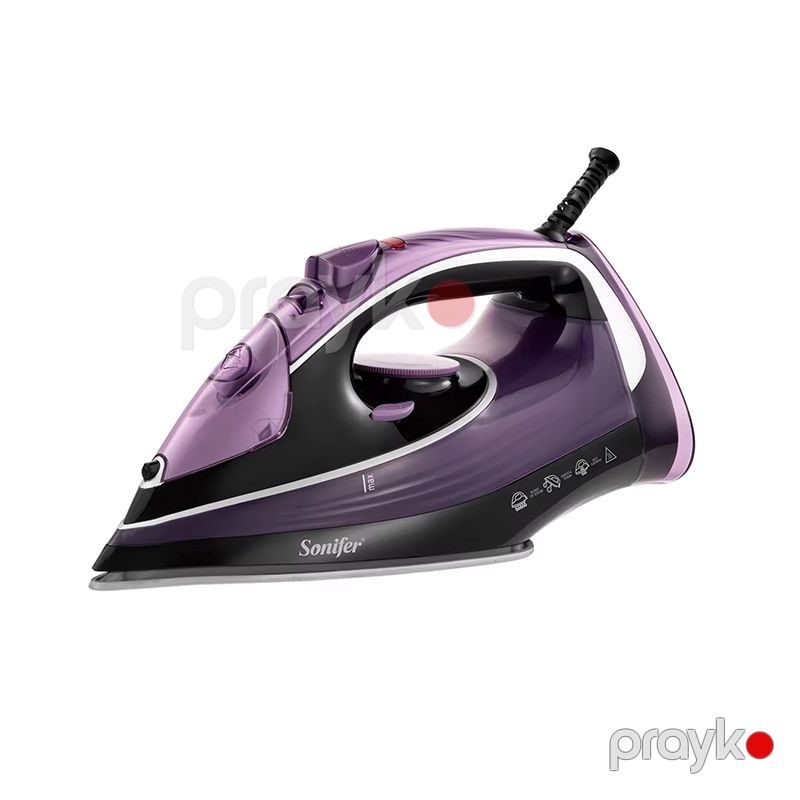 Sonifer SF-9109 Elektrikli Yüksek Güçlü Buxar Özəlliyi İlə Geyim Ütüsü 2400W Kermanik Altlıqlı Peşəkar Buxar Ütüsü — Ev texnikası, Bakı (2)