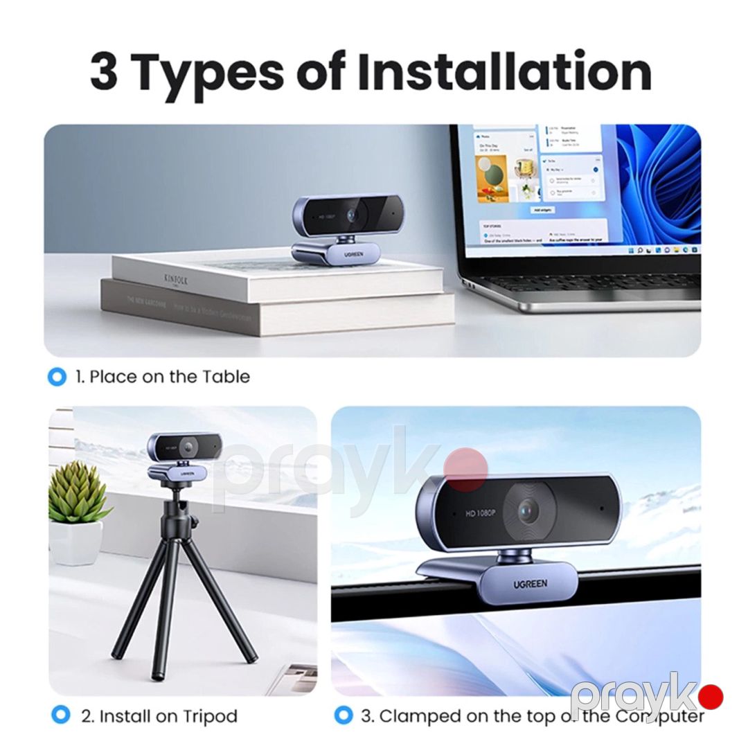 Web kamera "Ugreen USB HD Webcam 1080P" — Periferik cihazlar, Bakı (8)