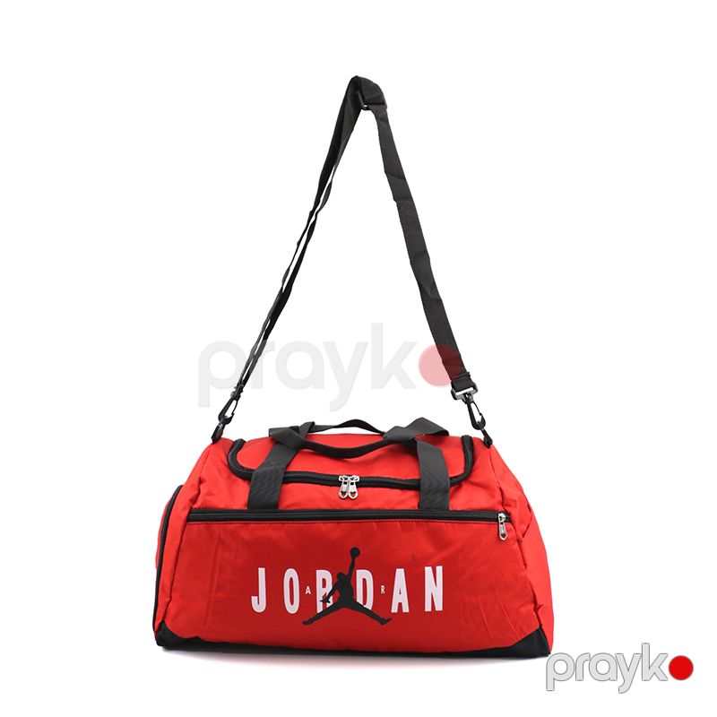 Jordan Sport Səyahət Çantası Unisex İdman Çantası Kiçik Ölçülü Çox Cibli Jordan Sport Çanta Qırmızı Rengli — Çantalar, çamadanlar, cüzdanlar, Bakı (3)