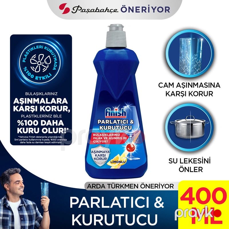 Finish Bulaşık Makinesi Parlatıcı & Kurutucu Limonlu 800 ml Qab Yuyucu Maye — Mallar, Bakı (3)
