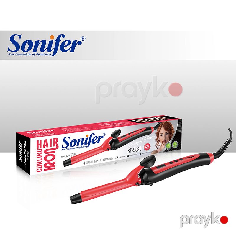 Sonifer SF-9599 Saç Burma Feni Qıvrım Saçlar Üçün Afro Buruq Ütü Feni Maşa — Fən, Bakı (5)