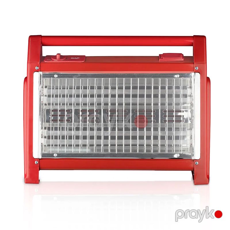 Elektrikli 2400 Watt Qtaq Qızdırıcılar Qırmızı Rengli Kvadrat Dğşəmə Qızdırıcısı RAF R.1175 Portativ İsidici Kumtel — Isıtıcılar və isı ventilatorları, Bakı (3)