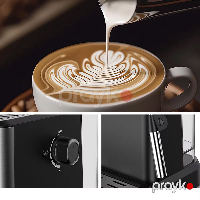 Sonifer SF-3574 Çoxfunksiyalı Qəhvə Maşını Yüksək Keyfiyyətli Kappuçino Espresso Kofe Hazırlayan Aparat 850W — Digər mətbəx texnikası, Bakı (3)