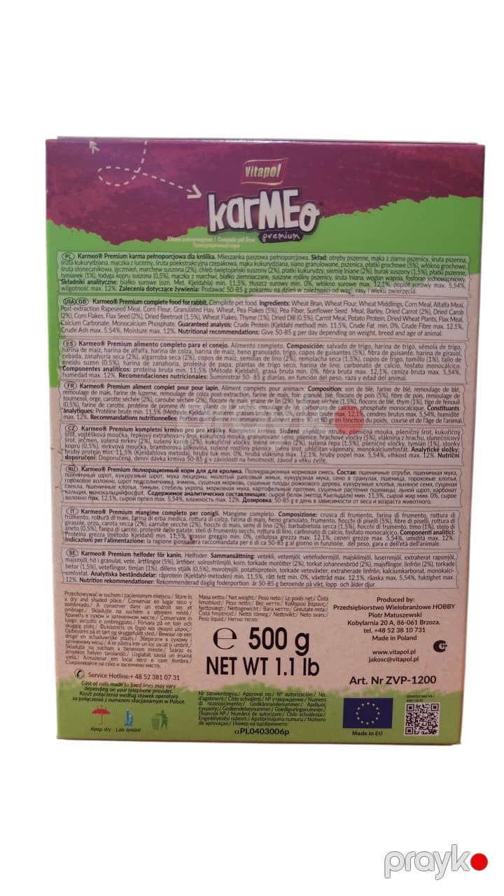 Dovşanlar üçün quru yem Vitapol, 500 q — Mallar, Bakı (2)