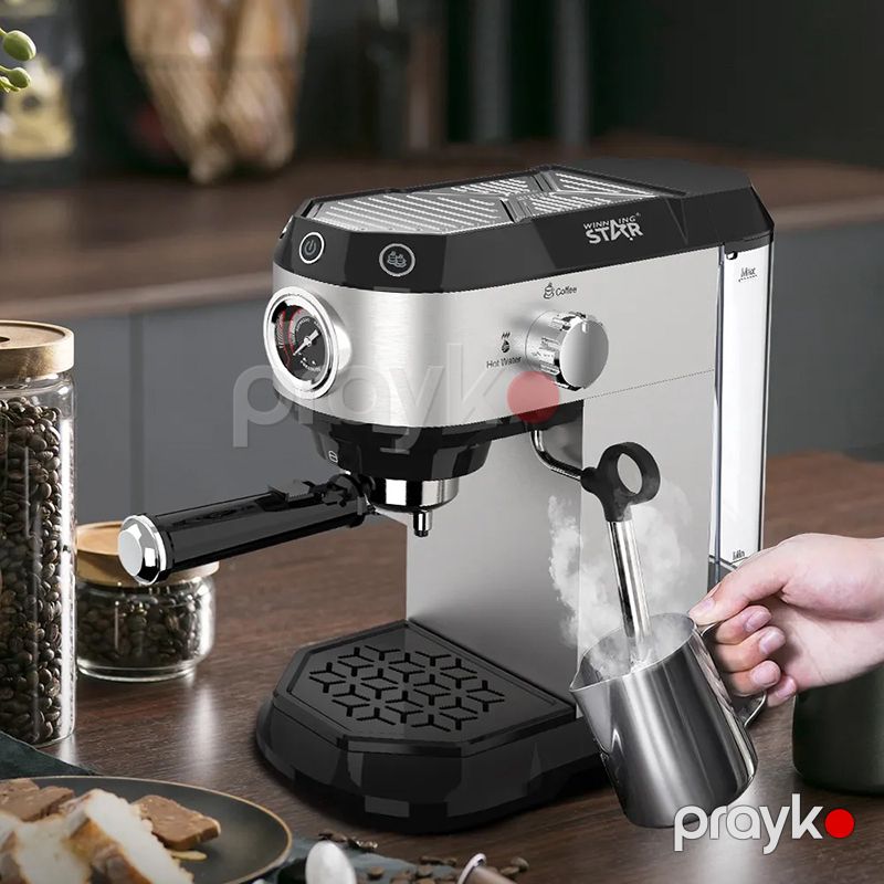 Winning Star ST-9709 Espresso Çoxfunksiyalı İsti Kofe Dəmləyici Maşını Portativ Qəhvə Maşını 1450W — Digər mətbəx texnikası, Bakı (3)