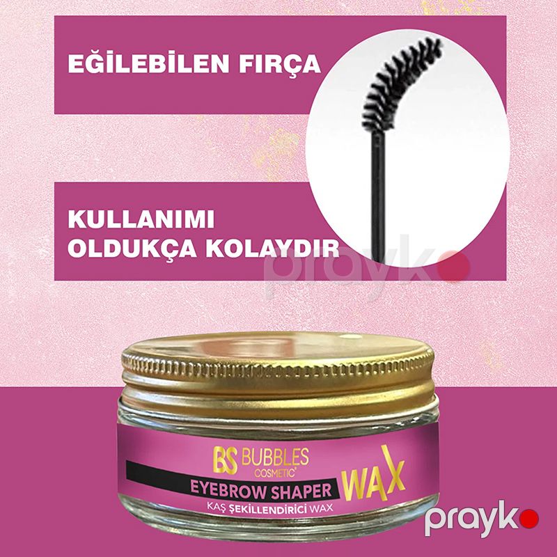 Bs Bubbles Cosmetic Qaş Şəkilləndirici Sabun Xanımlar Üçün Qaş Sabitləyici Bs Wax Eyebrow Shaper — Gözəllik və səhiyyə, Bakı (2)
