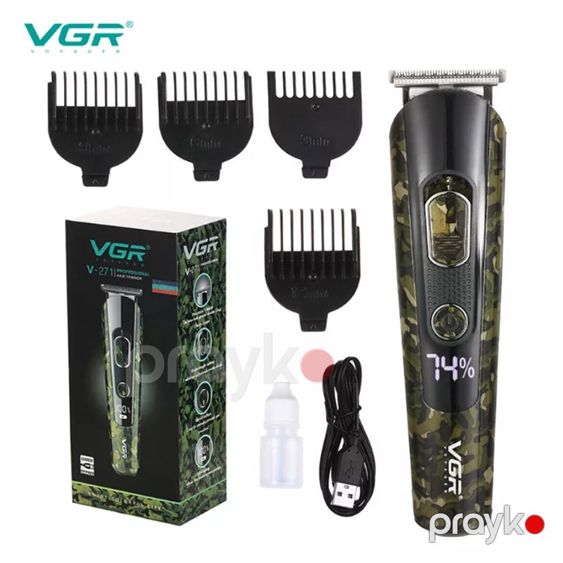 VGR V-271 LED Displeyli Professional Saç Kəsən Maşın — Usturalar, trimmerler və epilyatorlar, Bakı (2)