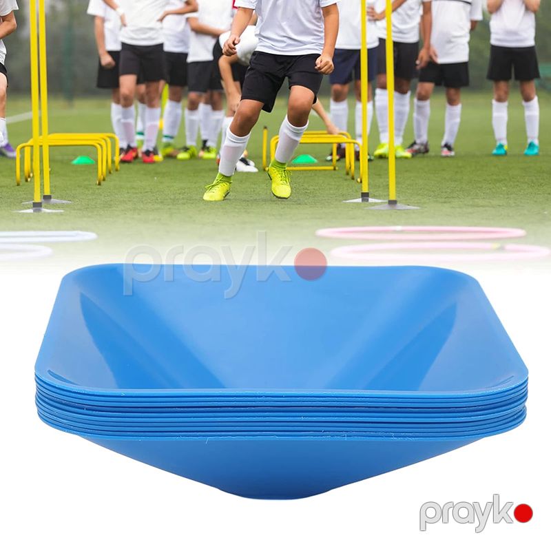 Dördbucaq Fişka Rəngli Futbol Təcrübəsi Üçün Çeviklik Futbol Məşq Konusları 4.2sm x50 — İdman, hobi, istirahət, Bakı (4)