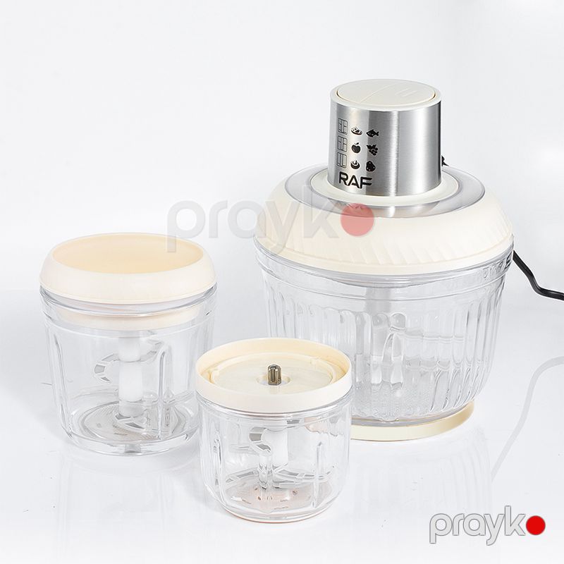 RAF 3-ü 1-də Doğrayıcı Dəsti R.7057 Xırdalayıcı Qida Prosessoru 2.5L Tərəvəz Doğrayıcı Elektrikli Doğrayıcı — Blenderlər, xırdalayanlar və mikserlər, Bakı (6)