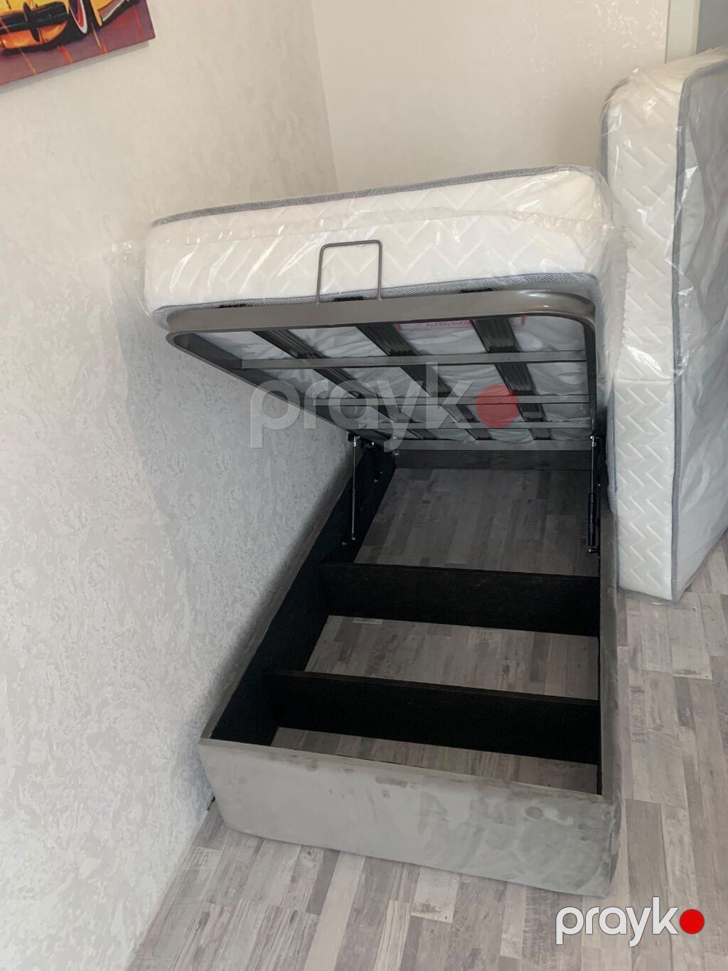 Yeni, Təknəfərlik çarpayı, Bazalı, Matras ilə — Yataqlar, Bakı (3)