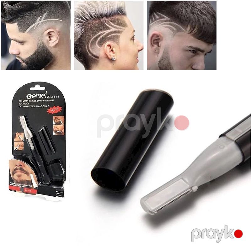 Trimmer Geemy GM-518 Kişilər Üçün Pro Gemei Üzqirxan Bığ Saqqal Düzəldici Mini Üzqirxan Yüksək Keyfiyyətli Trimmer — Usturalar, trimmerler və epilyatorlar, Bakı (5)