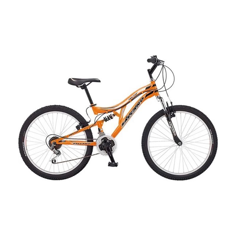 Salcano Hector 24 MD Disk Əyləc 21 Ötürücü İkiqat Amortizator 24 V Dağ Velosipedi — Velosipedlər, Bakı (2)