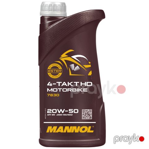 Mühərrik yağı Mannol 4-Takt HD SAE 20W-50 7830 1 lt — Bakı