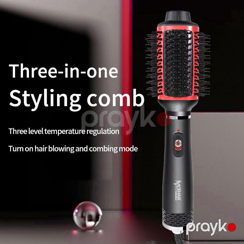 Moehair 2-si 1-də Fen Fırçası Saç Şəkilləndirici Fen Saç Quruducu Fen Saç Düzləşdirici Fen Fırçası,Hair Dryer Styler & Volumizer — Fən, Bakı (6)