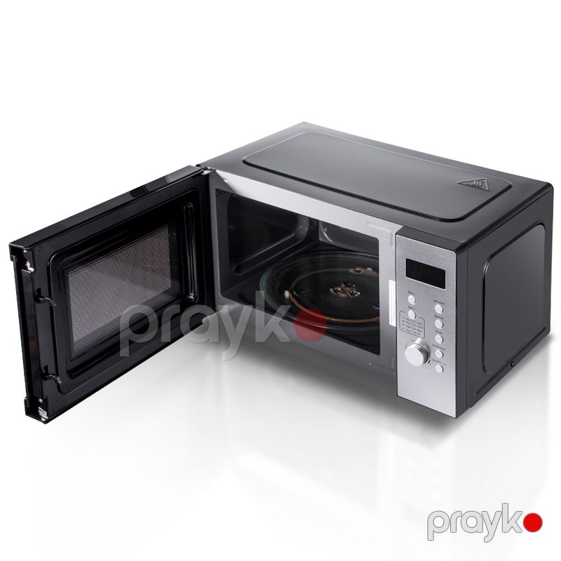 RAF R.8010 - Mikrodalğalı Soba, Gümüşü, 850W Güc, 25 Litr, Mexaniki İdarəetmə, Tez Qızdırma — Mikrodalğalı sobalar, Bakı (2)