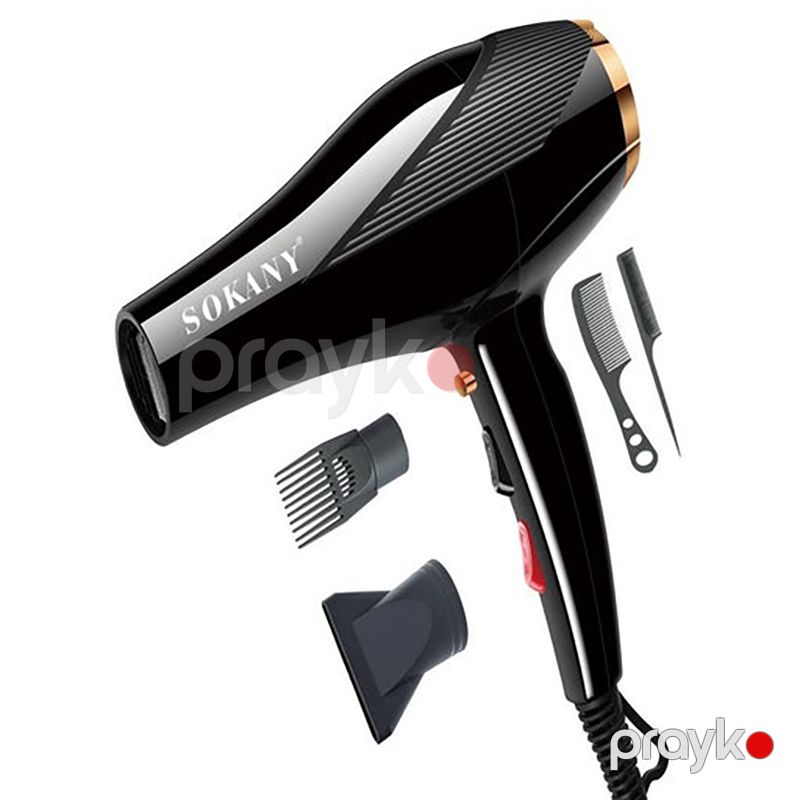 Sokany SK-2214 İki Sürətli İki Hava Feni Yüksək Keyfiyyətli Güclü Fen 2600W — Fən, Bakı (3)
