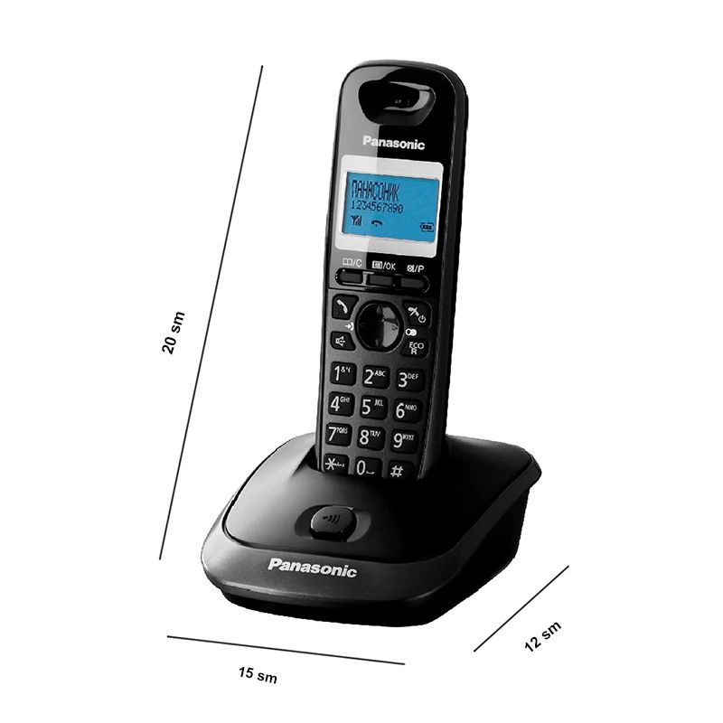 Panasonic KX-TG2511RUT Dect Divara Quraşdırıla Bilən Altlıqlı Simsiz Ev Telefonu — Telefonlar və qadjetlər, Bakı (4)