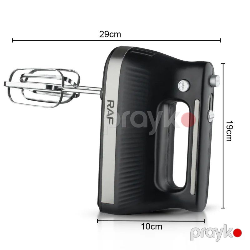 RAF Elektrikli Mini Əl Mikseri 500W Gücə Malik Portativ 5 Sürətli Əl Mikseri — Blenderlər, xırdalayanlar və mikserlər, Bakı (4)