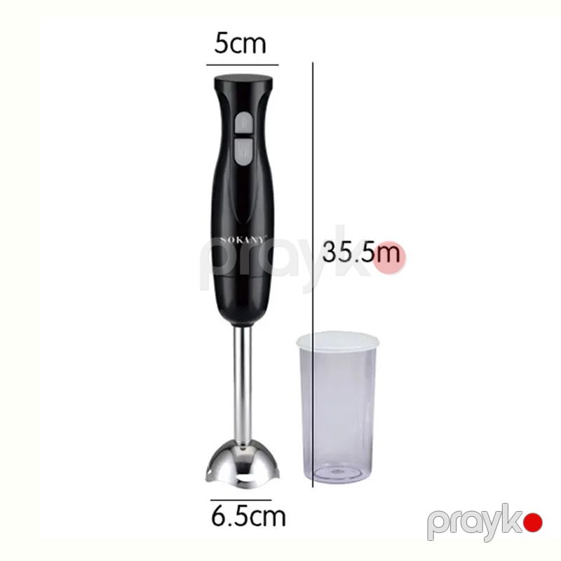 Sokany SK-1168-2-4 Çoxfunksiyalı Blender Əl Blenderi Paslanmaz Polad 2 Sürət Ayarlı Blender 200W — Blenderlər, xırdalayanlar və mikserlər, Bakı (2)
