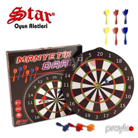 Əyləncəli Star Maqnitli Dart Oyunu 6 Maqnitli Dart 42 sm — Bakı