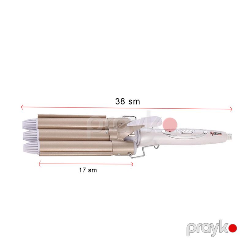 Moehair MO-6002 Su Dalgası Seramik Wag Saç Maşası 22mm 220 °C — Fən, Bakı (3)
