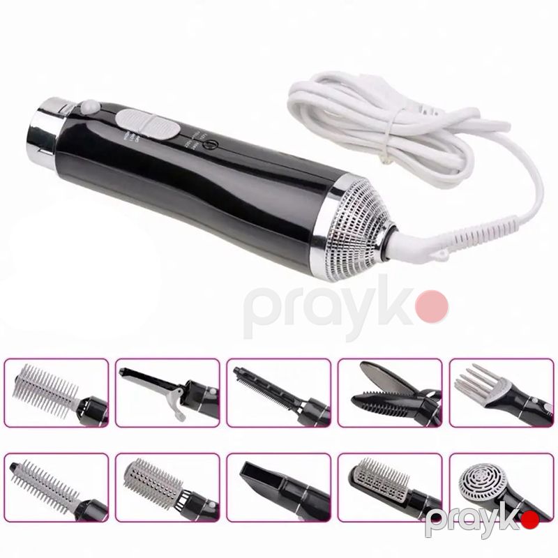 10-u 1 Arada Professional Hava Feni 3 Sürət Parametri 850W Gücündə Saç Düzləşdirici Həcim Verən Bir Arada Daraq Feni Dəsti — Fən, Bakı (5)