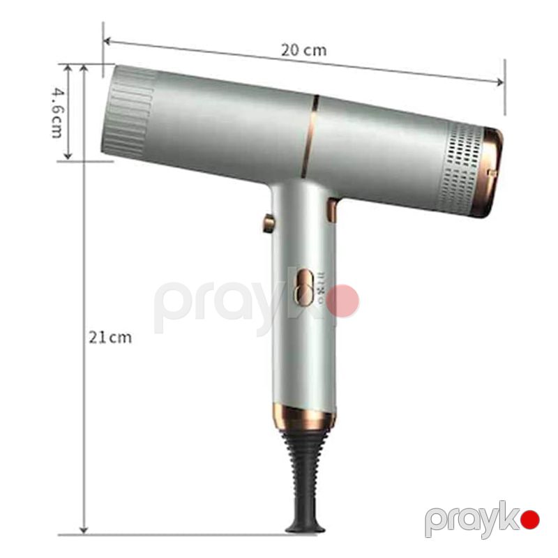 Yüksək Sürətli Sokany Saç Qurutma Feni 1600W 3 Temperatur Ayarlı Professional İon Hava Feni Sk-2220 — Fən, Bakı (4)