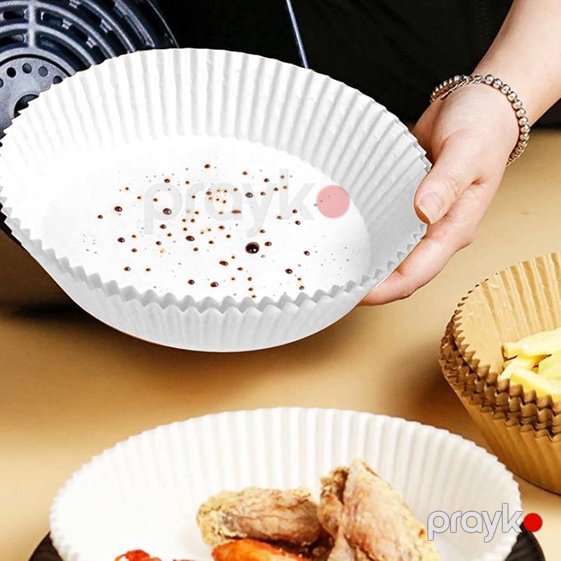 100 ədəd qızartma yağ kağızı Ağ rəngli yapışmayan fritöz kağızı 100PCS Fryer Oil Paper — Qablar və mətbəx əşyaları, Bakı (3)