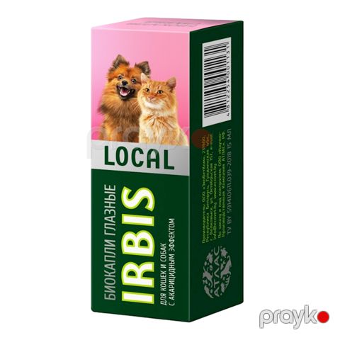 Göz biodamcıları Irbis Local itlər və pişiklər üçün, 15 ml — Bakı