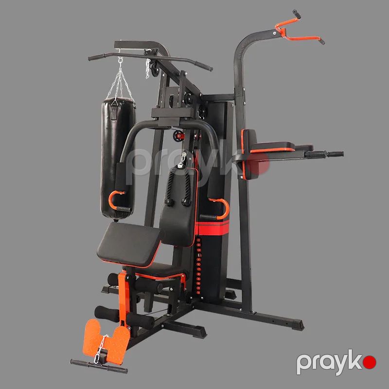 Çoxfunksiyalı Mutli Peşəkar İdman Zalı Avadanlığı Çoxistifadəli Ağırlıq Trenajoru 239kq Polad Trenajor Dəsti — Fitness və simulyatorlar, Bakı (2)