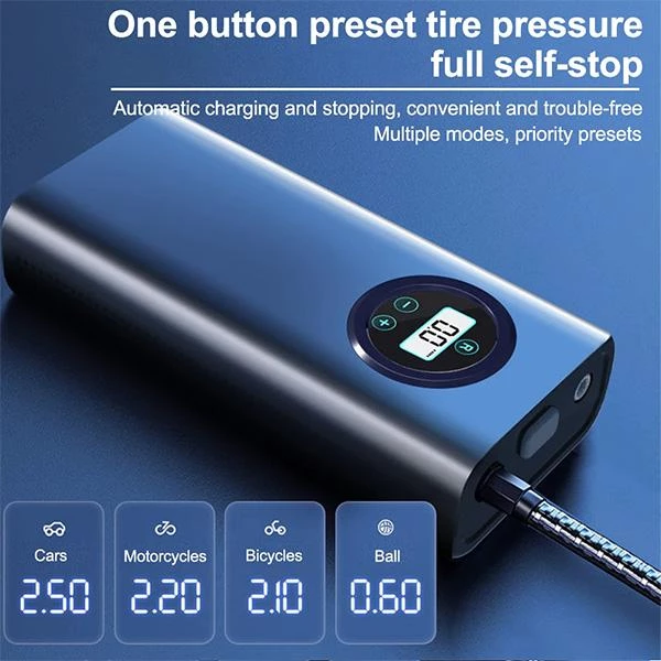 Portativ Simsiz Elektron Avtomobil Hava Kompressoru — Mallar, Bakı (3)