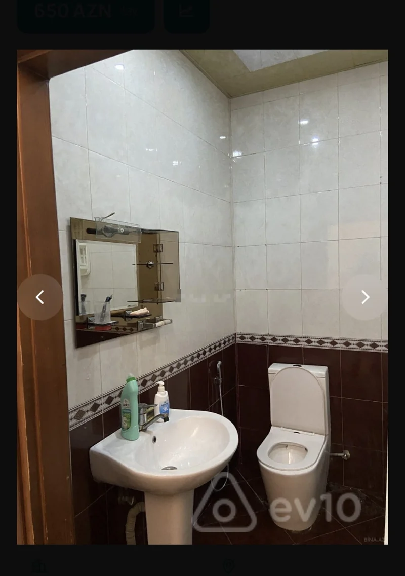 2 otaqlı mənzil, 80 m², Cəfər Xəndan — kirayə — Mənzil, Bakı (10)