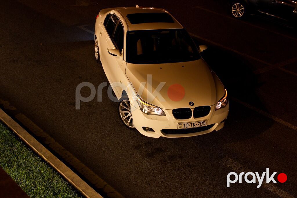 BMW 5 Series (E60) sedan – ağ rəng Xüsusiyyətlər: BMW E60 530i 10-TK-705 — Avtomobillər, Bakı (3)