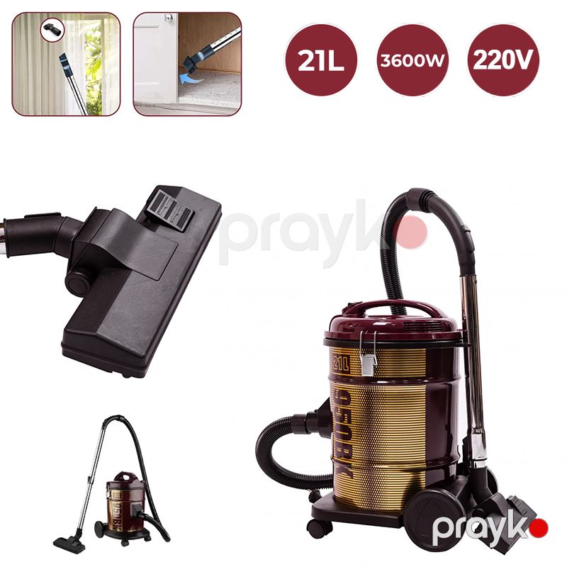 Güclü Sokany Barabanlı Tozsoran 1600w 21l sk-3571 Quru Təmizləmə üçün Peşəkar Tozsoran Qırmızı Döşəmə Tozsoranı — Tozsoran, Bakı (5)