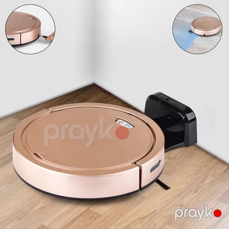 Haoyunma Q-SD832 Güclü Robot Tozsoran Avtomatik Doldurmalı Çəhrayı Rəngli Ağıllı Robot Tozsoran Pink — Tozsoran, Bakı (3)